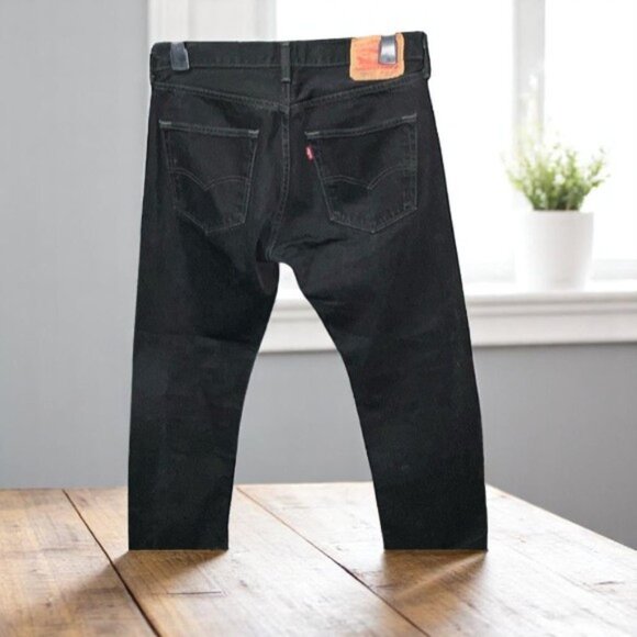 Levis 501 Men BlackJeans - Picture 2 of 4